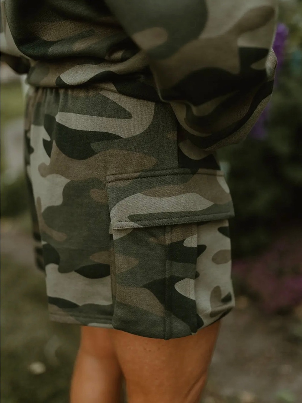 Camo Pullover Set with American Flag Patch- Rodeo Quincy - Picture 4 of 5